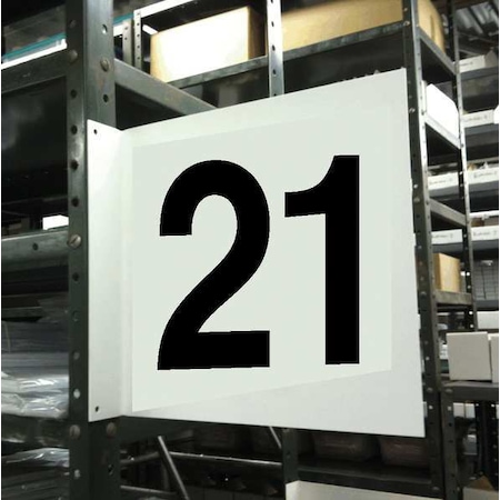 Projecting Aisle Sign, Legend 21, HPS-2W1412-21 MPN:HPS-2W1412-21