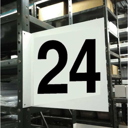 Projecting Aisle Sign, Legend 24, HPS-2W1412-24 MPN:HPS-2W1412-24