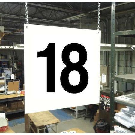 Hanging Aisle Sign, Legend 18 MPN:HPS-FS1212-18