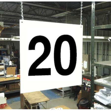 Hanging Aisle Sign, Legend 20 MPN:HPS-FS1212-20