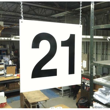 Hanging Aisle Sign, Legend 21 MPN:HPS-FS1212-21