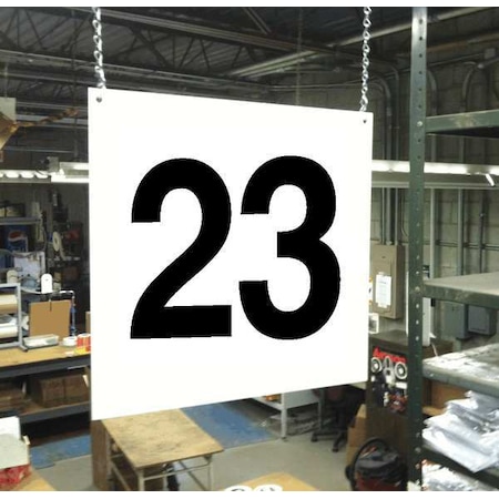 Hanging Aisle Sign, Legend 23 MPN:HPS-FS1212-23
