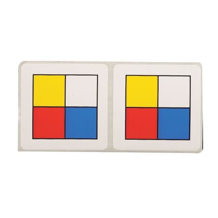 HMIG Label, 6 in H, 6 in W, Paper, PK100 MPN:RTK-22-P-100