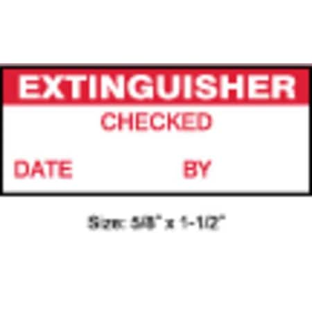 Inspection Label, ENG, Maintenance, PK350, TC-10905 MPN:TC-10905