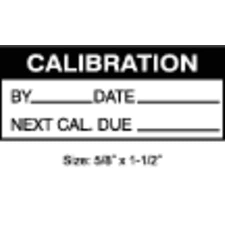 Calibration Label, ENG, Black/White, PK350, TC-10927 MPN:TC-10927