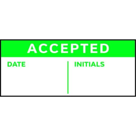 Inspection Label, English, Quality, PK350, TC1-21001 MPN:TC1-21001