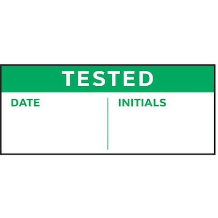 Inspection Label, English, Quality, PK225, TC3-21015 MPN:TC3-21015