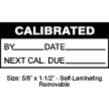Calibration Label, ENG, Black/White, PK350, TCRSL2-22132 MPN:TCRSL2-22132