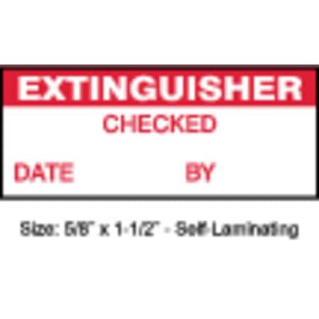 Inspection Label, ENG, Maintenance, PK350, TCSL2-10905 MPN:TCSL2-10905
