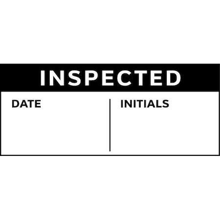 Inspection Label, English, Quality, PK350, TCSL2-10943 MPN:TCSL2-10943