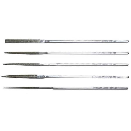 Escapement File Set, Swiss, 5 Pieces MPN:MI8632D181