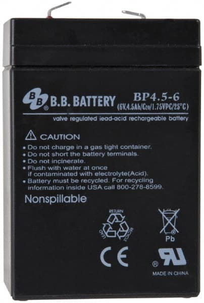 Rechargeable Lead Battery: 4.5 Ah MPN:44007