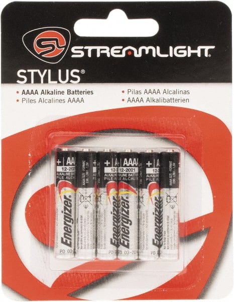 Standard Battery: Size AAAA, Alkaline MPN:65030 - Pkg Qty 6