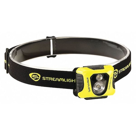 Headlamp, 200/75/25 lm, Yellow Body, LED MPN:61421