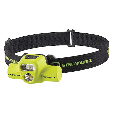 Industrial Headlamp, Thermal Plastic, Yellow, 250lm MPN:61460