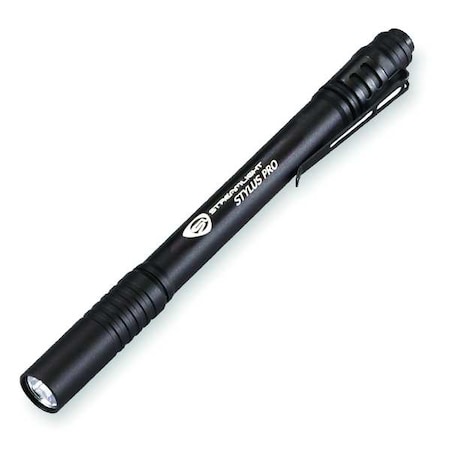 STYLUS PRO STREAMLIGHT LED 100 Lumens Industrial Black Penlight MPN:66118