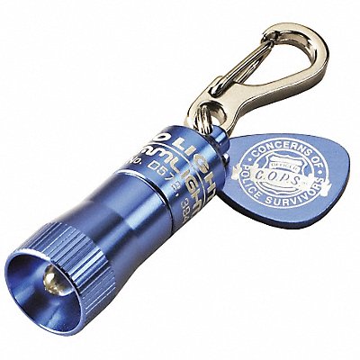 Keychain Flashlight Aluminum Blue 10lm MPN:73002