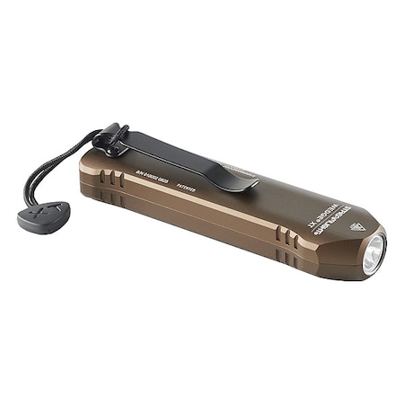 Handheld Flashlight, LED, 2.7 oz, Tan MPN:88813
