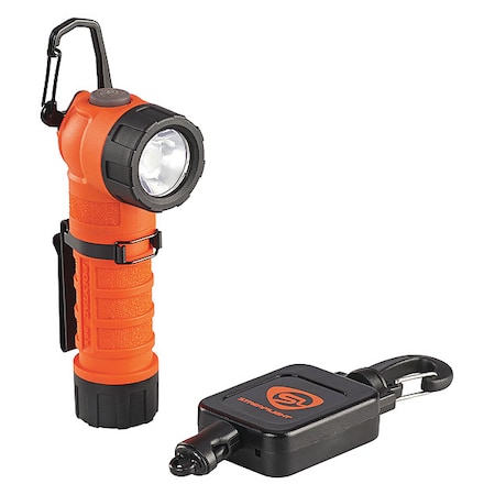 PolyTac 90 X USB Right Angle Handheld Light, Orange 500 lm MPN:88837