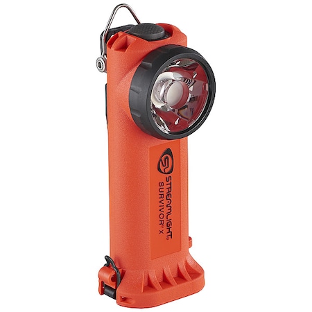 Industrial Handheld Flashlight, Orange, AA, 250lm MPN:90044