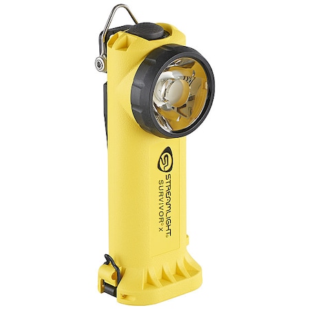 Industrial Handheld Flashlight, Yellow, 250lm MPN:90960
