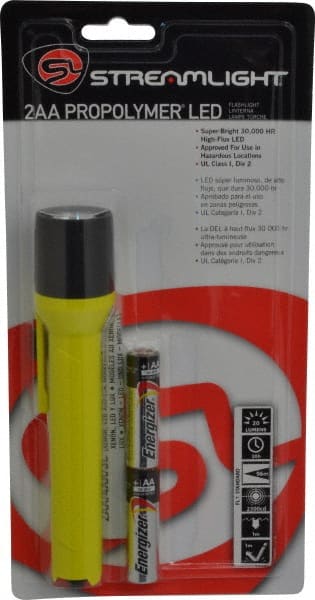 Handheld Flashlight: LED, 65 Lumens, 24 hr Max Run Time, Rechargeable Battery (Included) MPN:67101