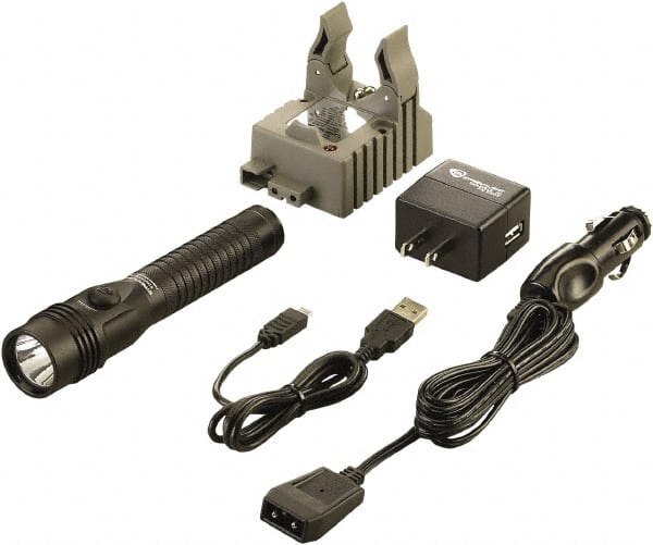 Handheld Flashlight: LED, 700 Lumens, 20 hr Max Run Time, Rechargeable Lithium-ion Battery (Included) MPN:74611