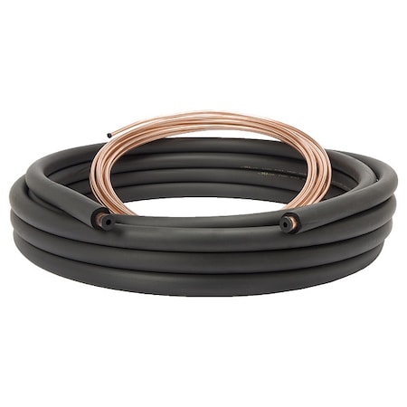 Refrigerant Line Set, Copper Roll, L 30 Ft MPN:61220300