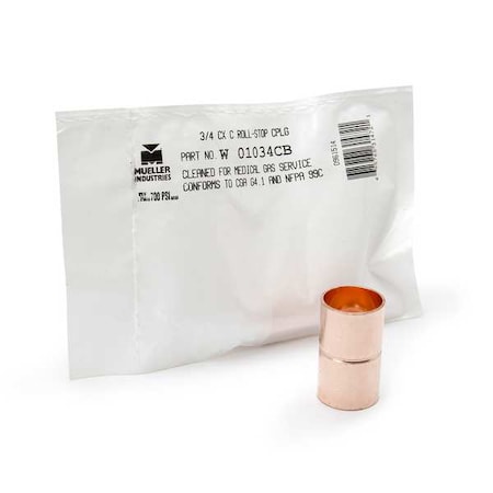 Straight, Copper, Cup 3/8 in, Cup 3/8 in MPN:W 01017CB
