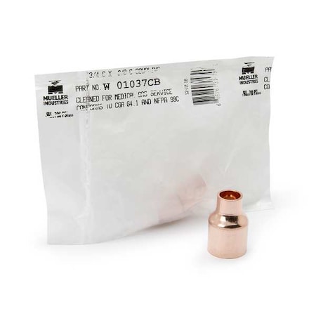 Straight, Copper, Cup 1 in, Cup 3/4 in MPN:W 01049CB