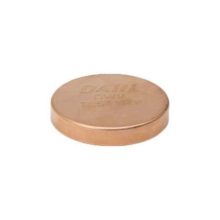 DWV Test Cap, Wrot Copper, 1-1/2