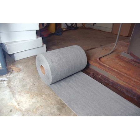 Sorbent Roll, 52 gal, 32 in x 150 ft, Universal, Gray, Polypropylene MPN:SFG-90BX