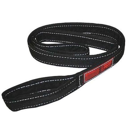 Synthetic Web Sling, Type 3, 3 ft L, 3 in W, Nylon, Black MPN:EEF-1-903CW-03