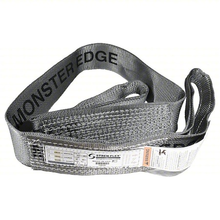 Web Sling, Flat Eye, 18 ft L, 4, 800 lb Cap. MPN:EEF-1-903ME-18