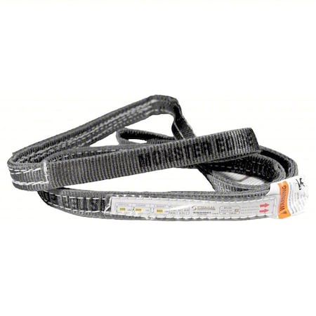 Web Sling, Flat Eye, 8 ft L, 6, 400 lb Cap. MPN:EEF-2-901ME-08