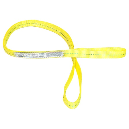 Web Sling, Flat Eye, 10 ft L, 3, 200 lb Cap. MPN:EEF-2-901PHV-10