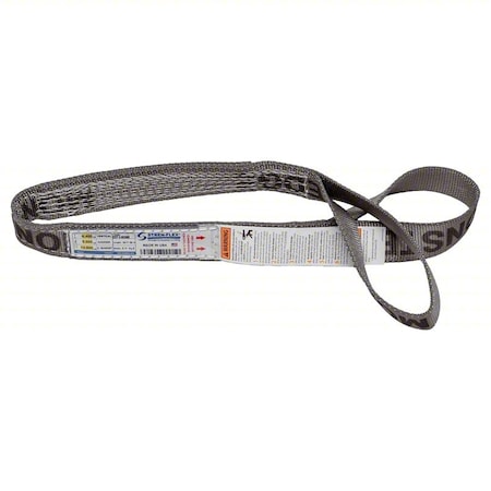Web Sling, Flat Eye, 10 ft L, 6, 400 lb Cap. MPN:EEF-2-902ME-10