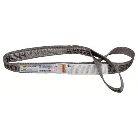 Web Sling, Flat Eye, 16 ft L, 6, 400 lb Cap. MPN:EEF-2-902ME-16