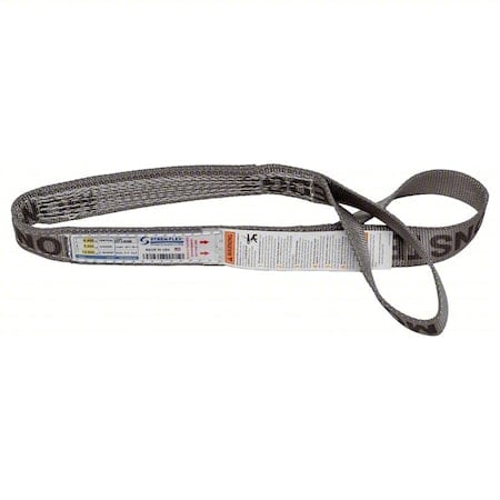 Web Sling, Flat Eye, 18 ft L, 6, 400 lb Cap. MPN:EEF-2-902ME-18