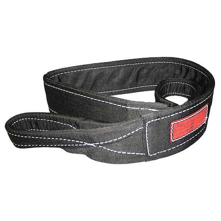 Synthetic Web Sling, Type 3, 10 ft L, 6 in W, Nylon, Black MPN:EEF-2-906CW-10