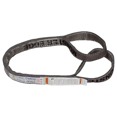 Web Sling, Flat Eye, 20 ft L, 11000 lb Cap MPN:EEF-4-902ME-20
