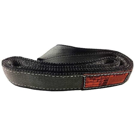 Synthetic Web Sling, Type 4, 8 ft L, 1 in W, Nylon, Gray MPN:EET-1-901ME-08