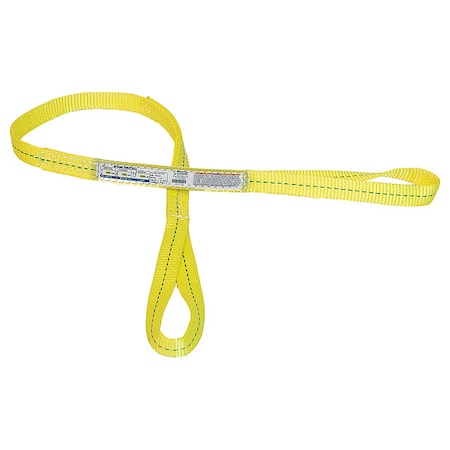 Web Sling, Twisted Eye, 8 ft L, 1, 600 lb MPN:EET-1-901PHV-08