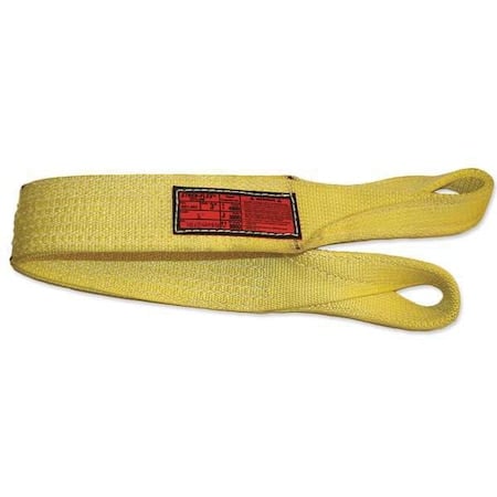 Synthetic Web Sling, Type 4, 8 ft L, 6 in W, Nylon, Yellow MPN:EET-1-906-08