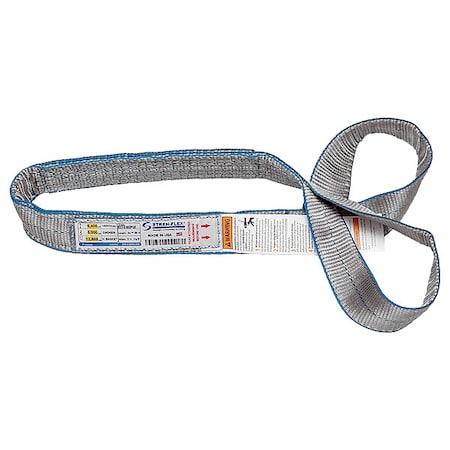 Web Sling, Twisted Eye, 8 ft L, 3, 200 lb MPN:EET-2-901PGE-08
