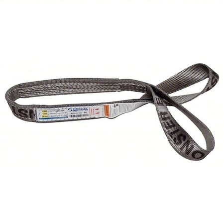 Web Sling, Twisted Eye, 4 ft L, 6, 400 lb MPN:EET-2-902ME-04
