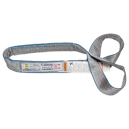 Web Sling, Twisted Eye, 8 ft L, 16500 lb MPN:EET-2-906PGE-08