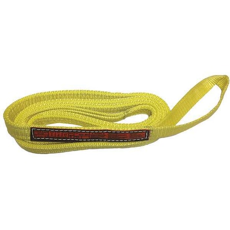 Synthetic Web Sling, Type 4, 9 ft L, 1 in W, Nylon, Yellow MPN:EET-4-901-09