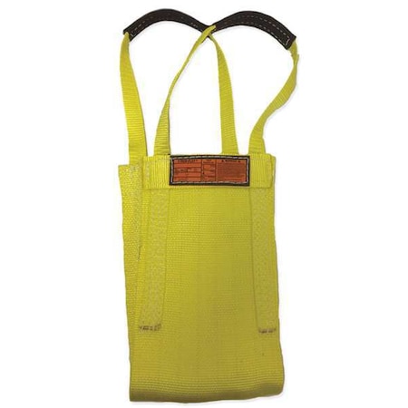 Synthetic Web Sling, Type 9, 4 ft L, 12 in W, Nylon, Yellow MPN:LB2-912-04