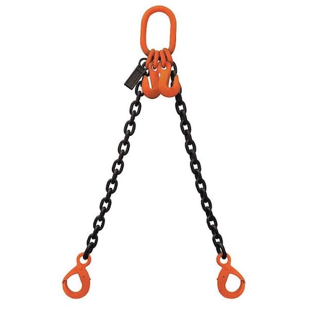 Chain Sling, 9/32 in Size, G100, 12' L, DOL MPN:SF0912G10DOLA